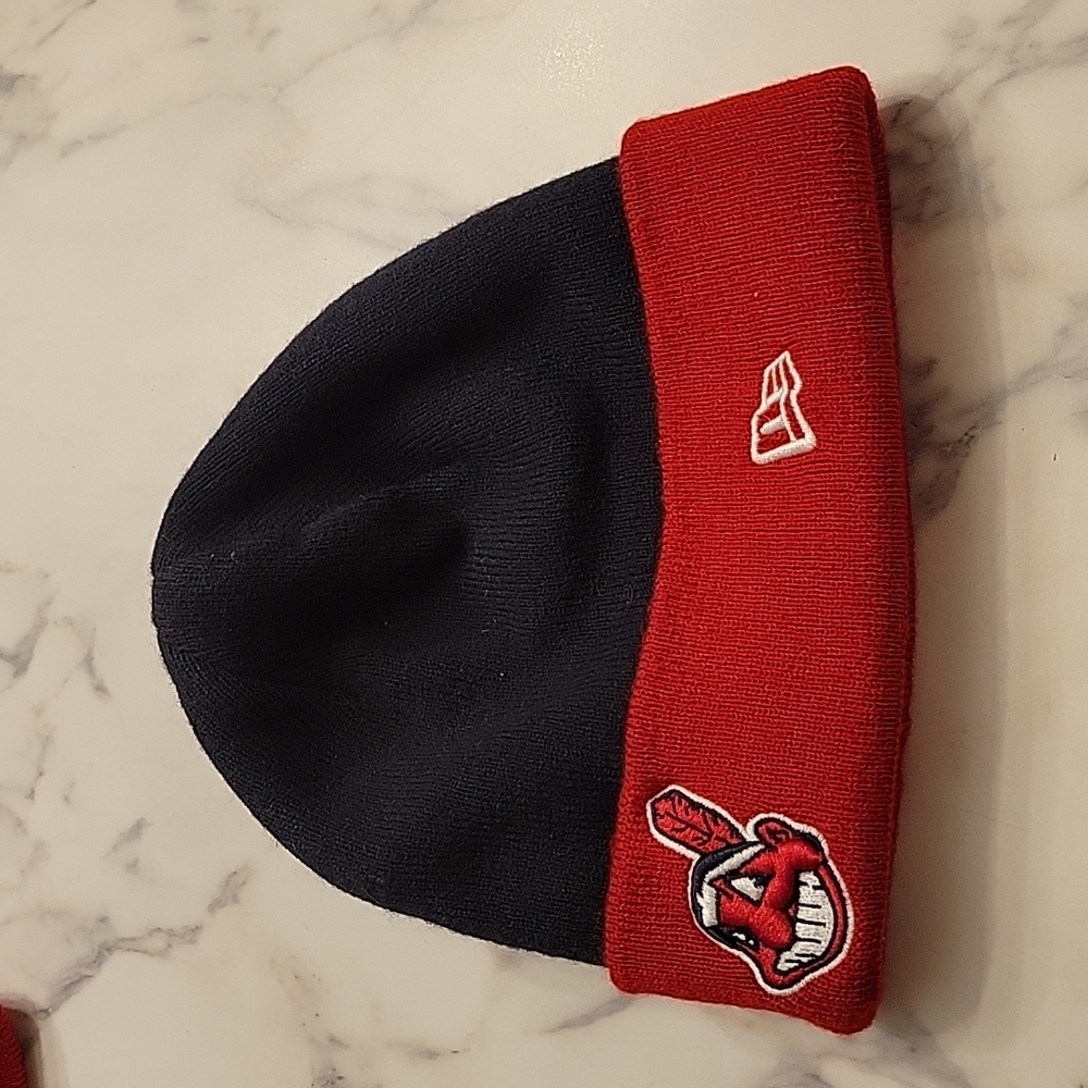 Cleveland Indians beanie hat